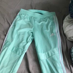 Adidas Teal track pants
